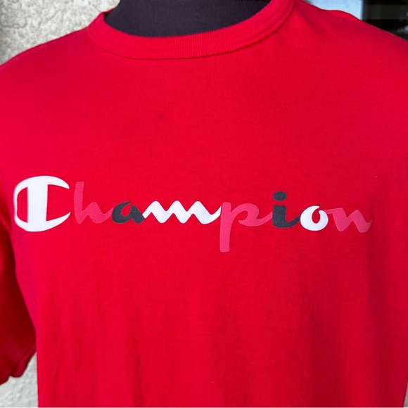 Champion Men's T-shirt, Cotton Midweight Men's Crewneck Tee. - Picture 3 of 7